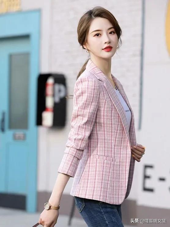 大码短款薄西装外套新款,大码西装夏季薄款短款外套