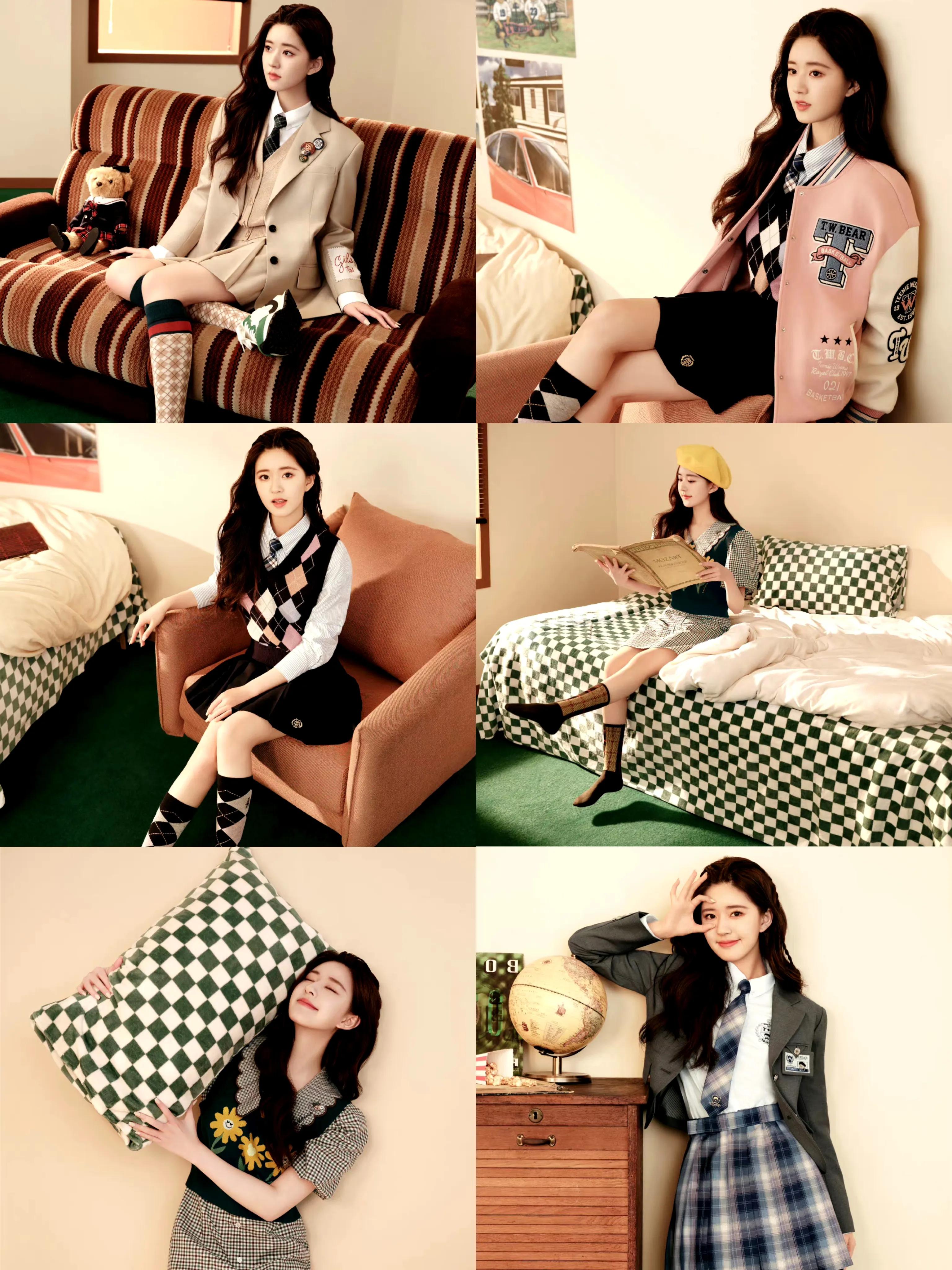 每天认识一个潮牌starter,小熊品牌teenieweenie学院风连衣裙