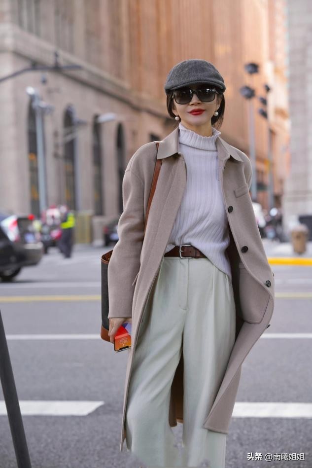时髦阔腿裤冬,现在流行的阔腿裤秋冬怎么穿