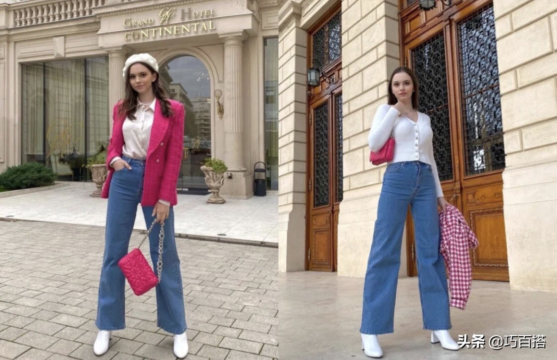牛仔气质穿搭春季,早春穿牛仔才是真时髦
