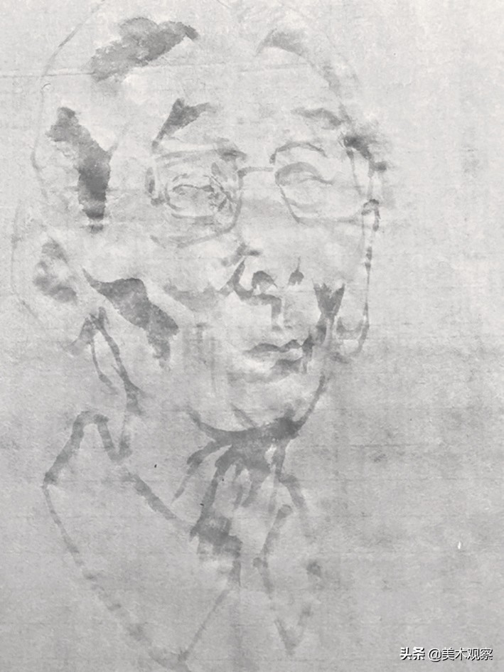 刘波谈水墨肖像创作,刘波水墨画