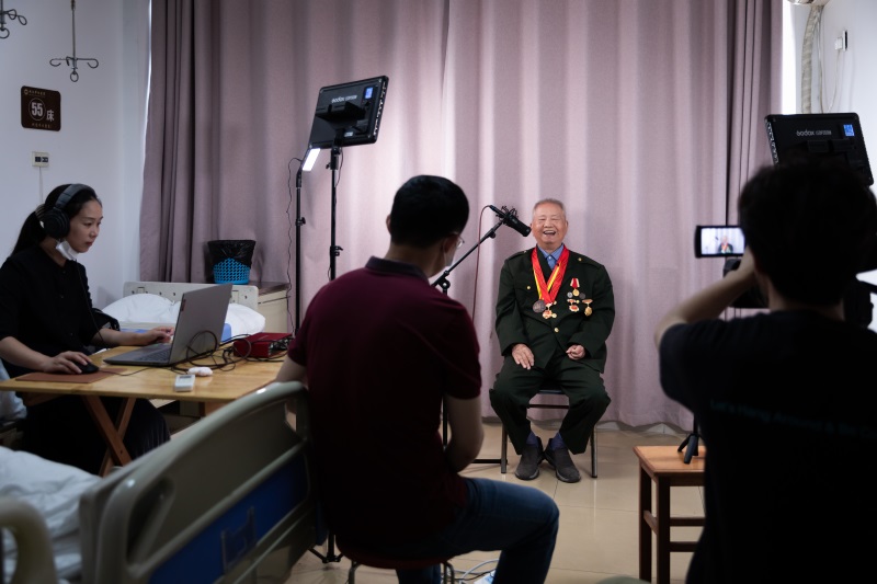 用歌声点亮歌声系列之一：靖江独立团老战士郭保才传唱经典