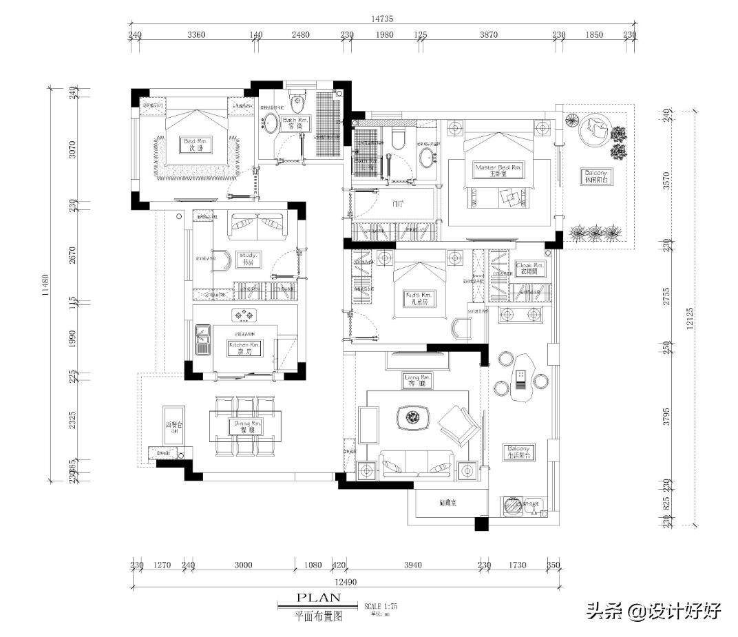 简约装修卧室配什么样的床,卧室面积8平米买多大的床