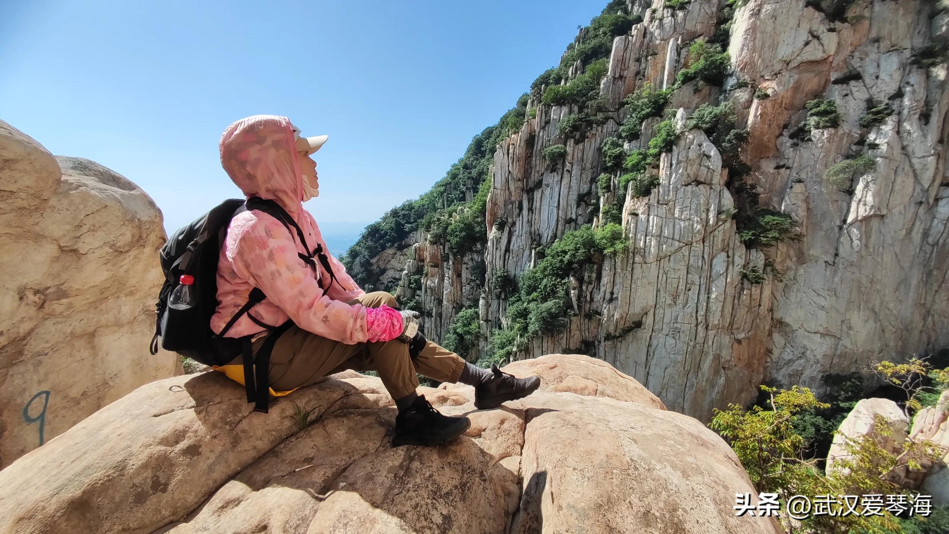 嵩山鱼道鱼脊线全景,嵩山虎头崖攀爬