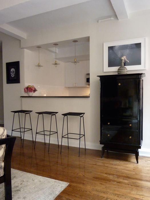 100款开放式厨房设计带吧台,17平方开放式厨房餐厅一体吧台