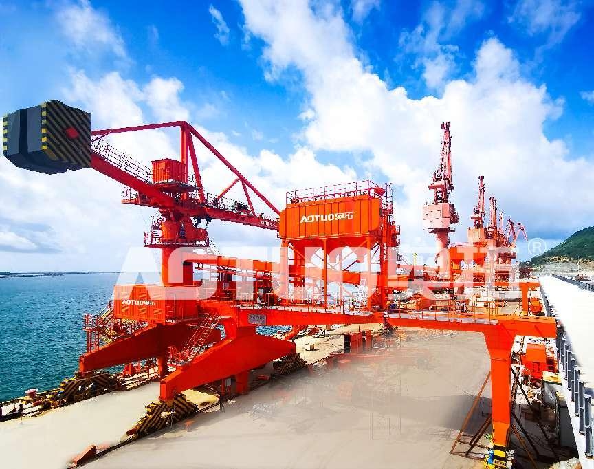 码头卸散装水泥设备,螺旋卸船设备