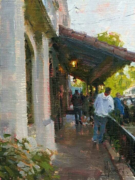 美国画家delbertgish油画作品欣赏,美国现代印象派女画家