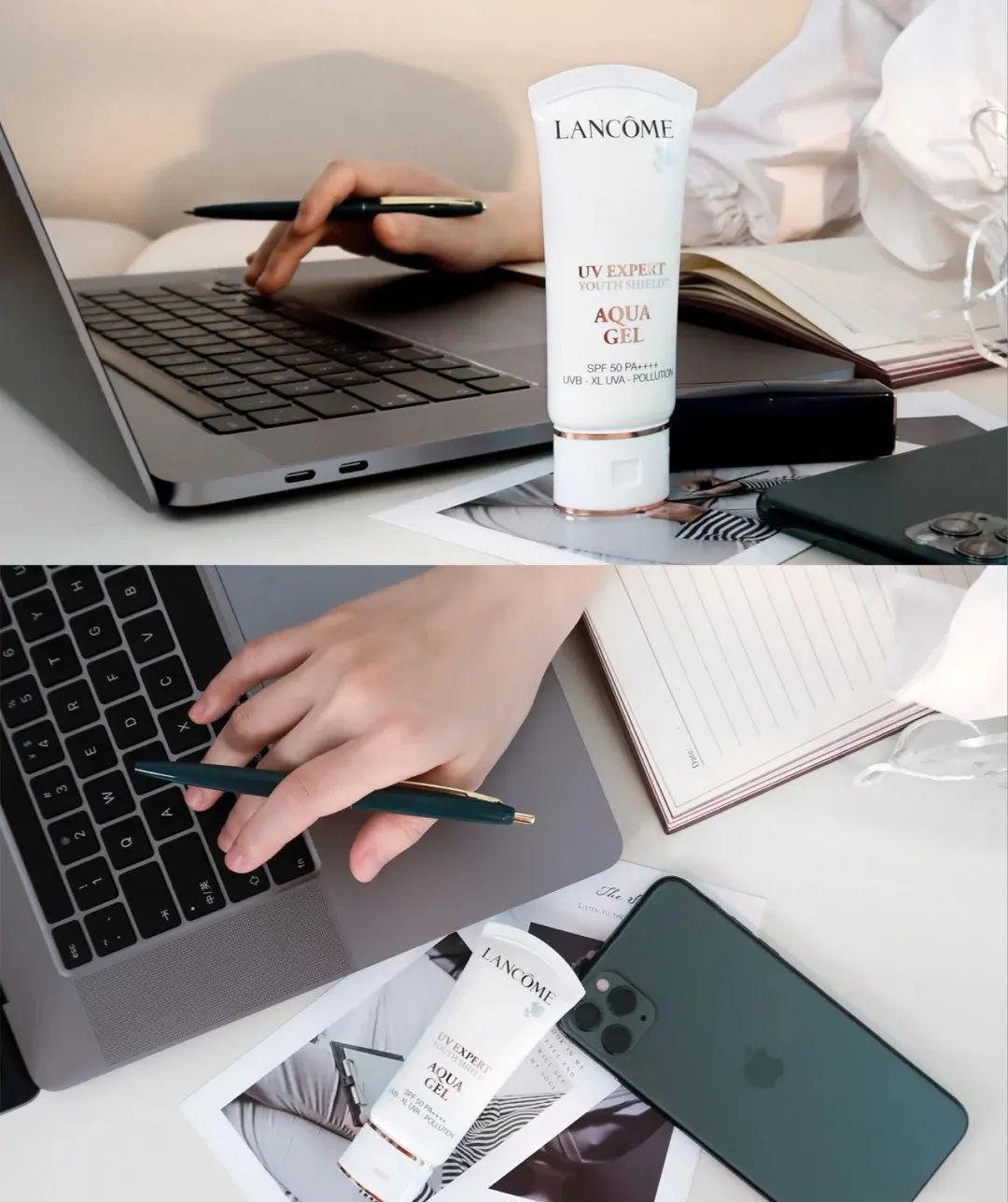 兰蔻小白管清透防护防晒,兰蔻小白管防晒溶于水