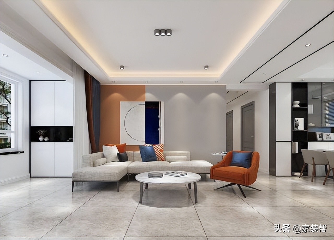 客厅做无主灯卧室不做吊顶可以吗,无主灯磁吸轨道灯客厅吊顶效果图