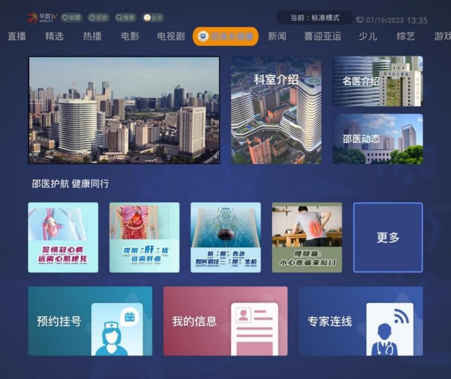 邵逸夫合作医院,邵逸夫华数