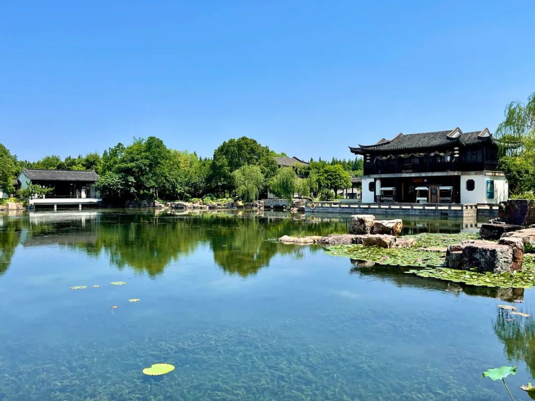 常熟银湖园林古典别墅,常熟四大私家园林