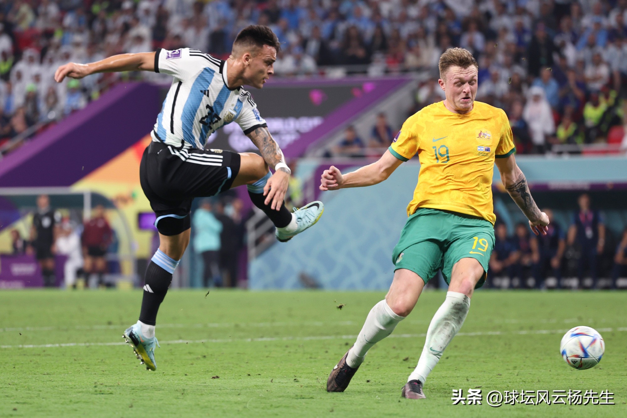 阿根廷2-0澳大利亚进球集锦,给你个下马威