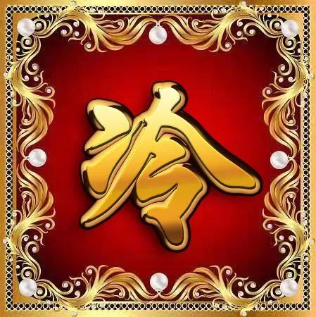 姓氏金属头像大全,圆形红色凸字体精美姓氏微信头像