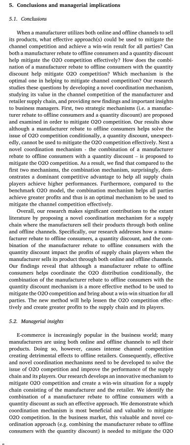 最新钱报（四十九）|Manufacturerrebate期刊论文分享