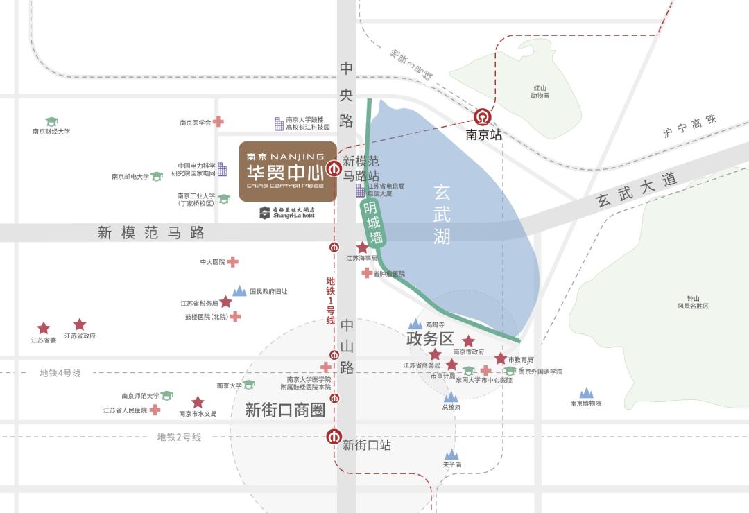 南京华贸商业街,玄武湖畔大都会生活南京华贸中心