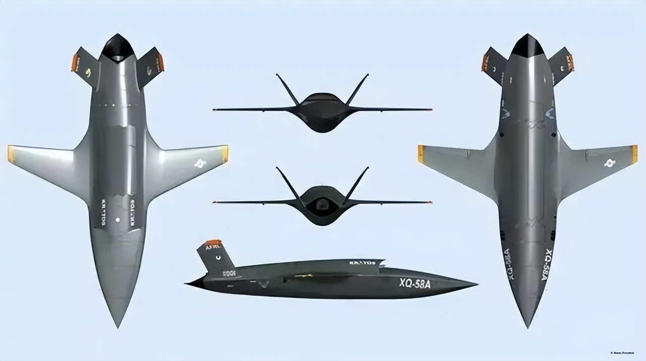xq-58无人机是无人作战飞机吗,美军xq-58成功发射小型无人机