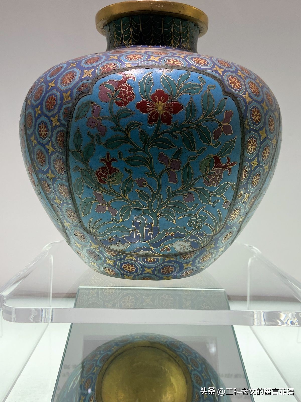 清代景泰蓝花卉瓶底款大全,北京观复博物馆景泰蓝工艺画