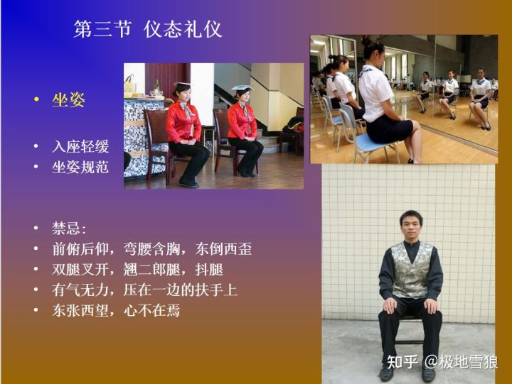 第十三课：日常培训工作①前厅培训课程及教材⑴服务礼仪