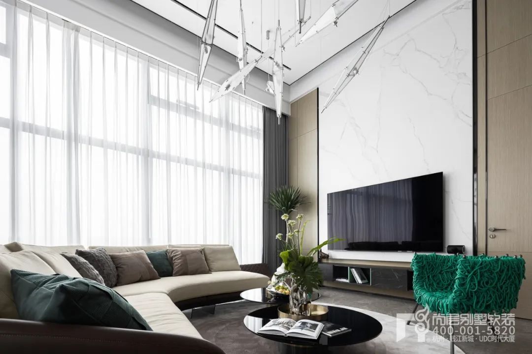 杭州地中海精装大平层设计,大平层杭州海威