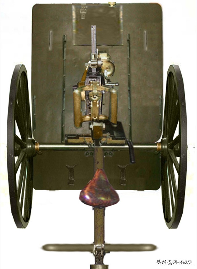 早期失败的机枪战术探索，俄国M1905型牵引式堡垒机枪