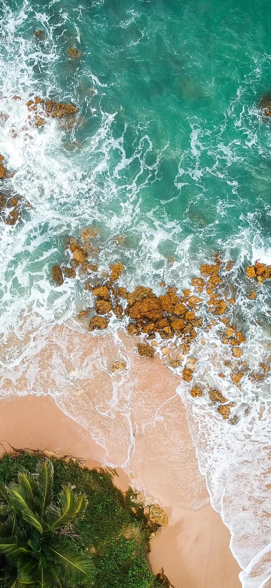 大海壁纸｜大海边，守候朝霞，聆听海浪的乐章