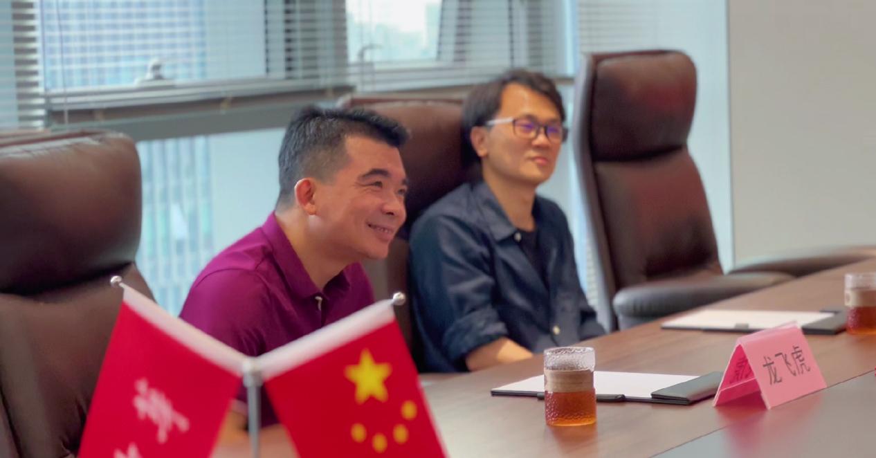 葡萄酒网创始人一行莅临中华红酒参观商谈合作事宜