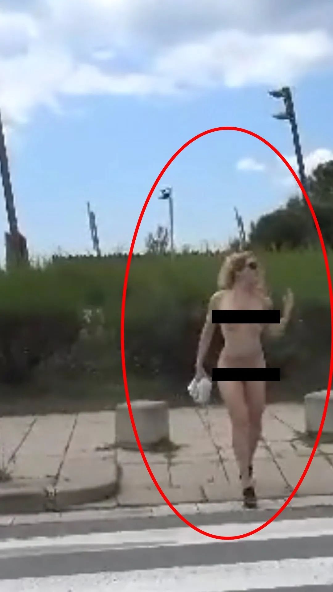 好莱坞女演员，赤身裸体在洛杉矶街头游荡，被关入精神病院