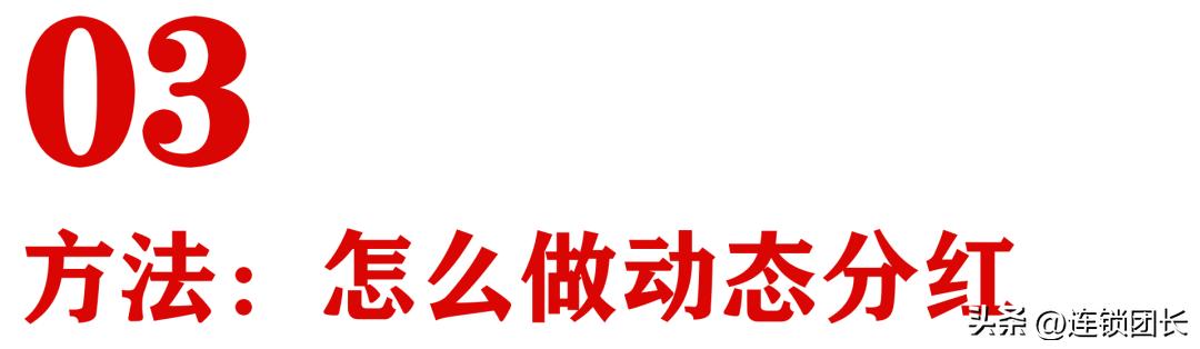 单店盈利分红模式,门店动态分红方案