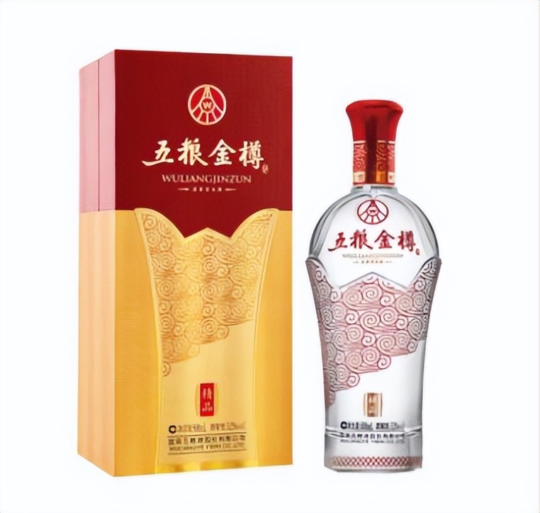 52度浓香型五粮酒,52度五粮液金珀浓香型白酒500ml