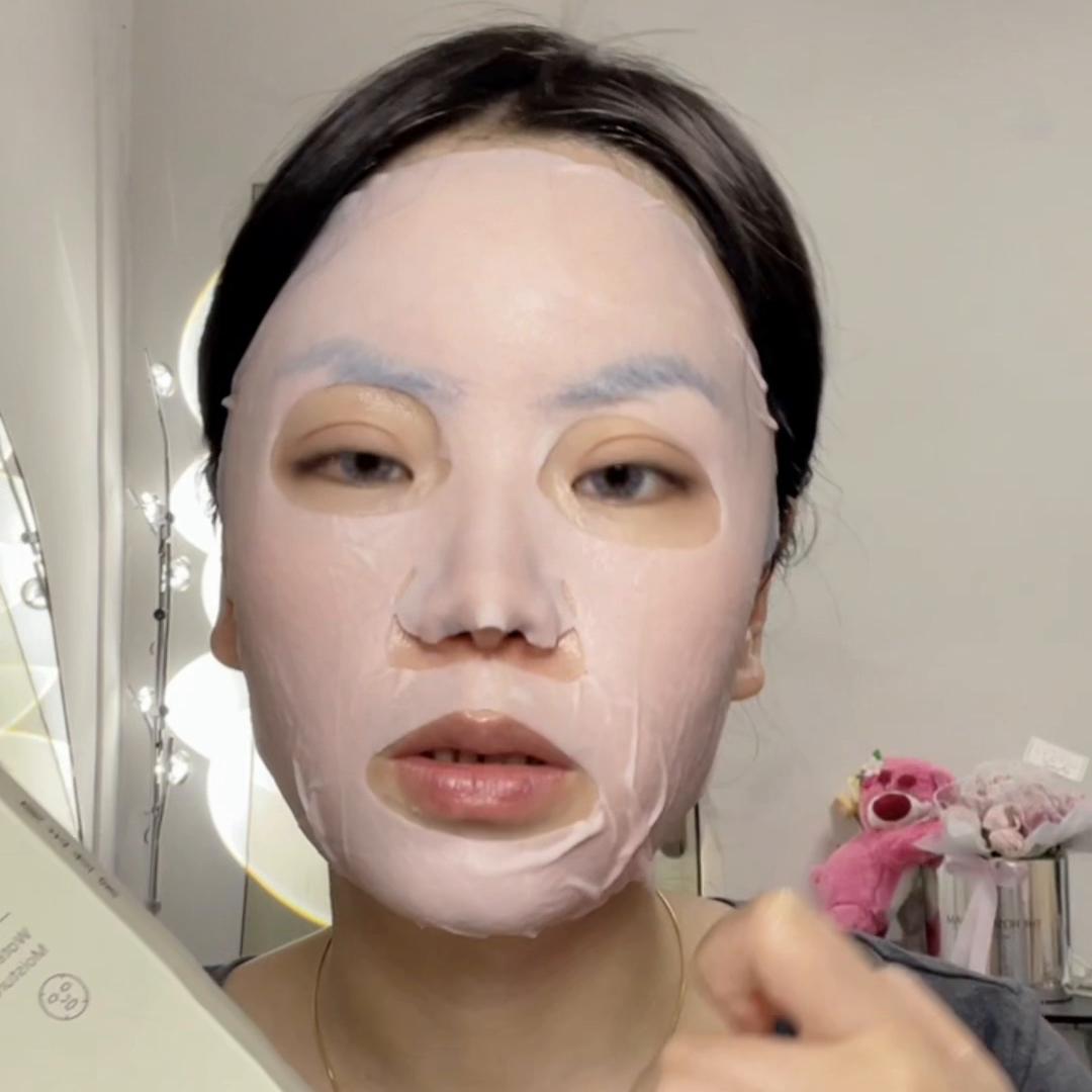 一场水和油的双向奔赴，这嫩脸谁看了不爱#膜法世家油敷膜