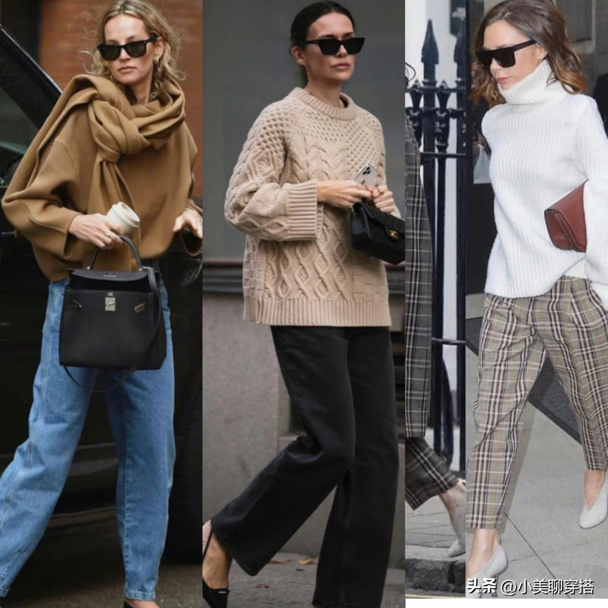 各种毛衣大衣搭配大全,毛衣大衣怎么搭配最好看