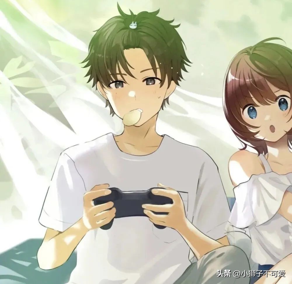 情侣动漫头像文案,微信情侣头像一男一女动漫情侣
