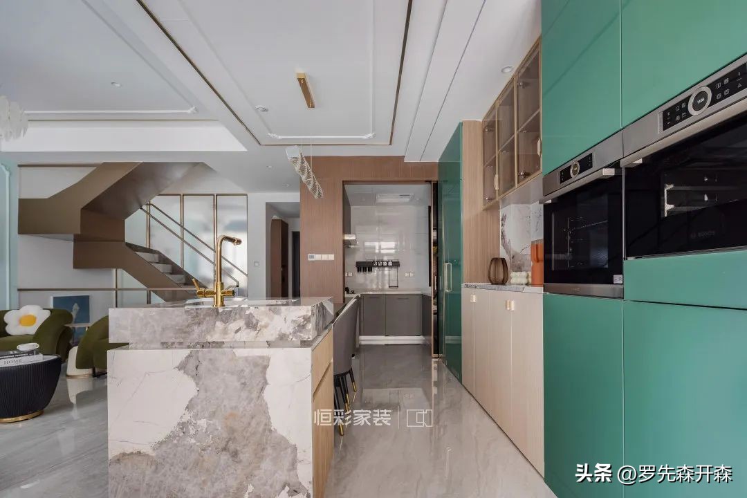 太好住了！汗蒸房、拳击馆统统搬回家，262㎡排屋法式轻奢混搭