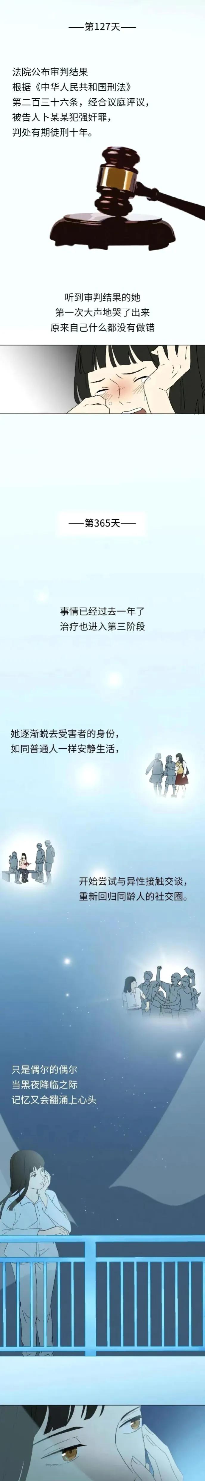 少女被“性侵”后，要经历多少痛苦？网友：人生像是割成了两半