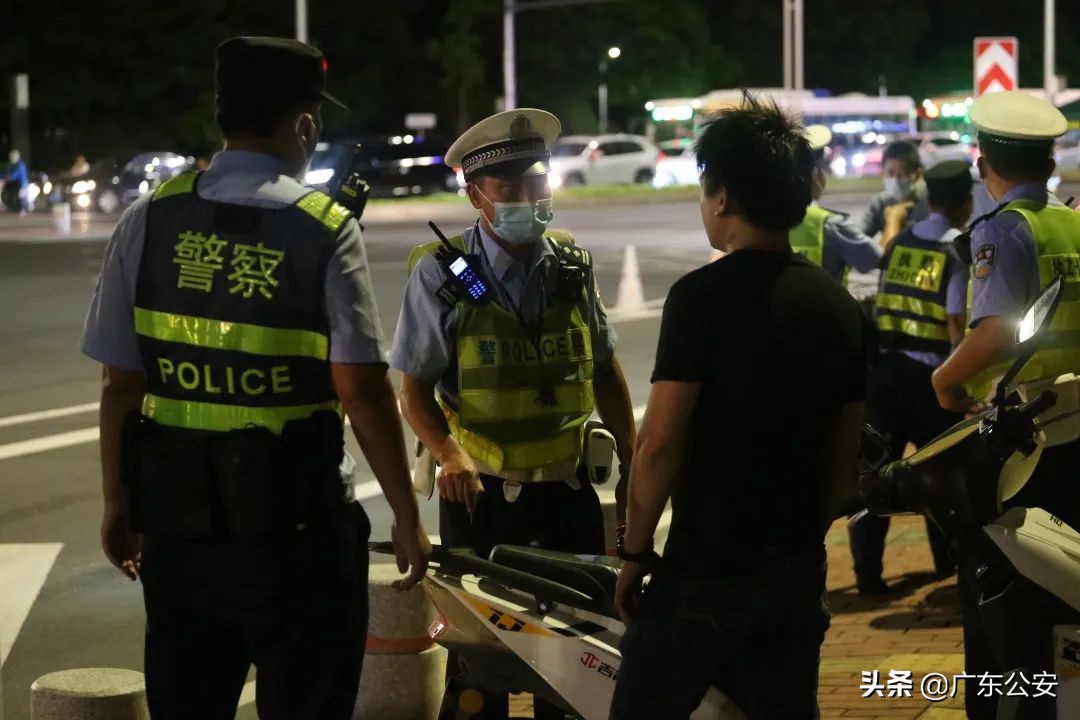 全警投入！广东公安机关开展夏夜治安巡查宣防集中统一行动