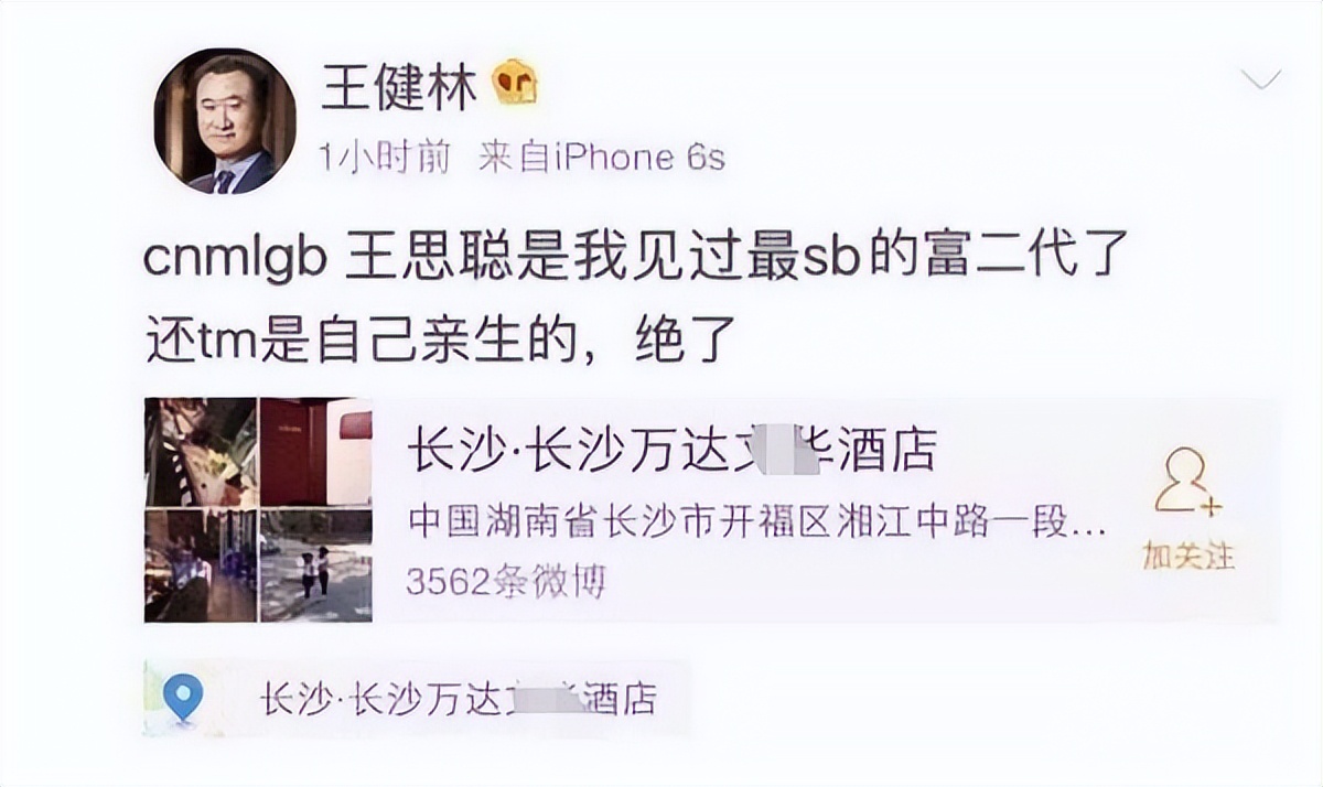 马云王健林王思聪刘强东撒贝宁,王思聪王健林马云马化腾刘强东