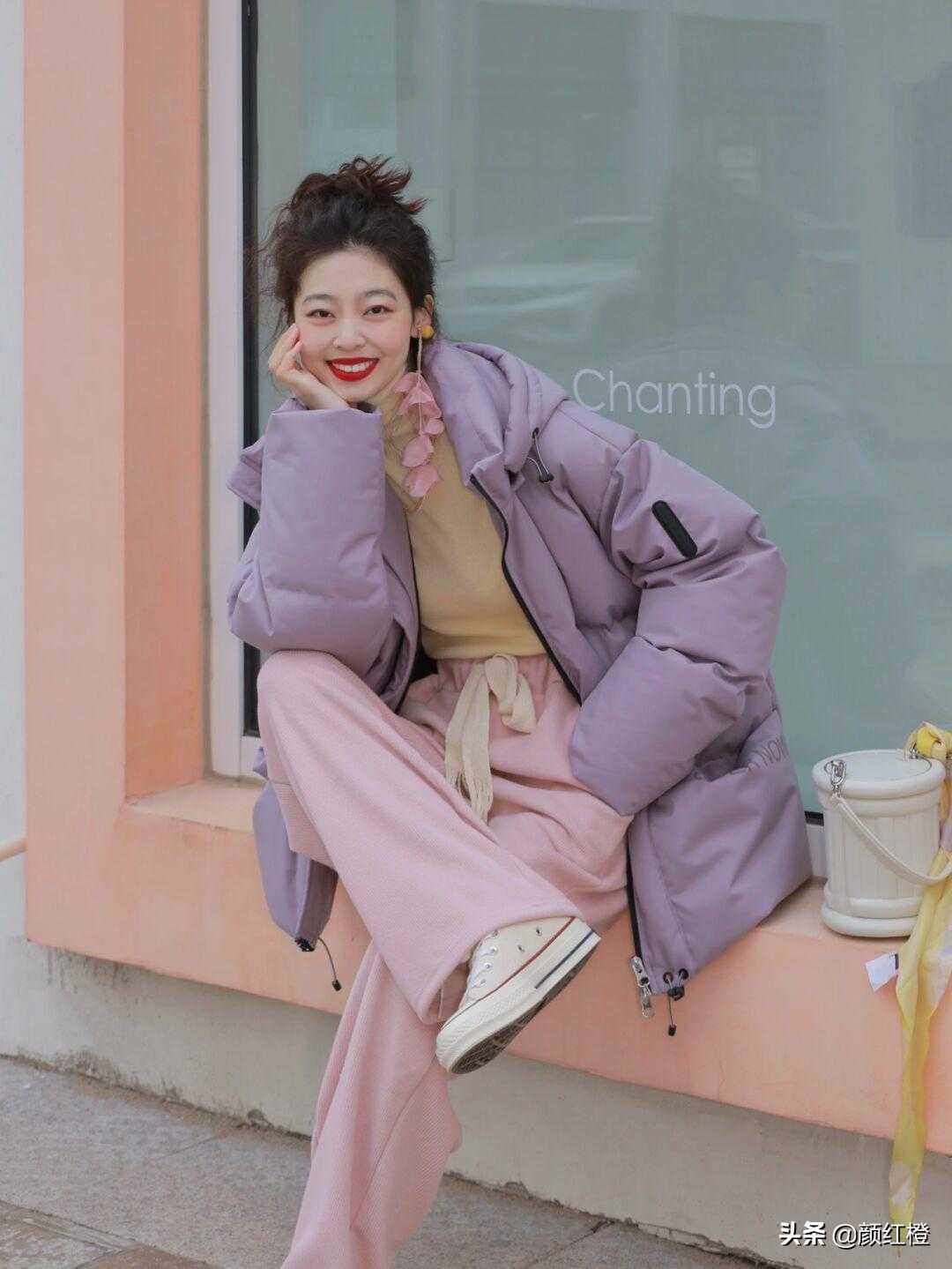 马卡龙色系西装阔腿裤,马卡龙夏季薄款阔腿裤