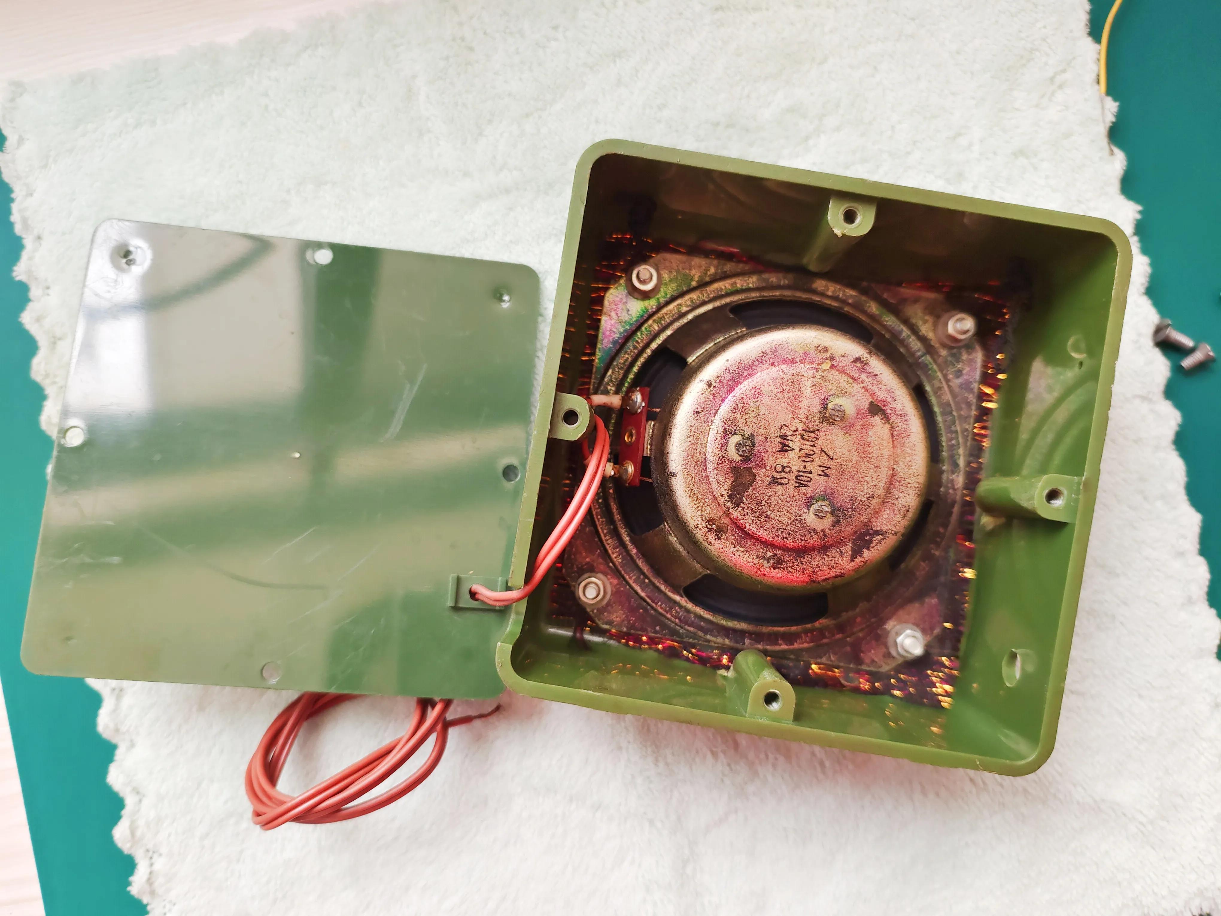 天津真美电声器材厂老照片,拆老式音箱