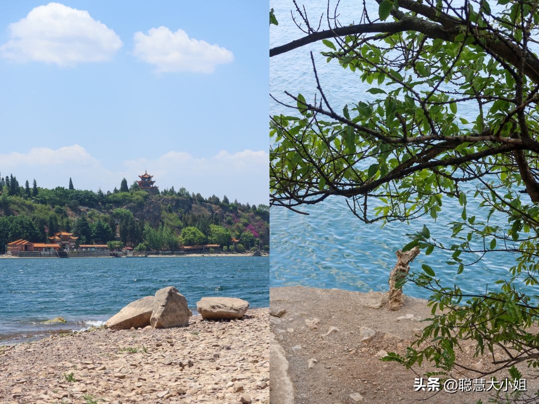 昆明旁边的小城，有山有湖好舒服