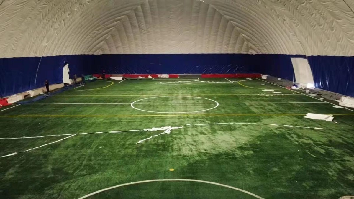 气膜足球场怎么建,气膜足球馆运行成本