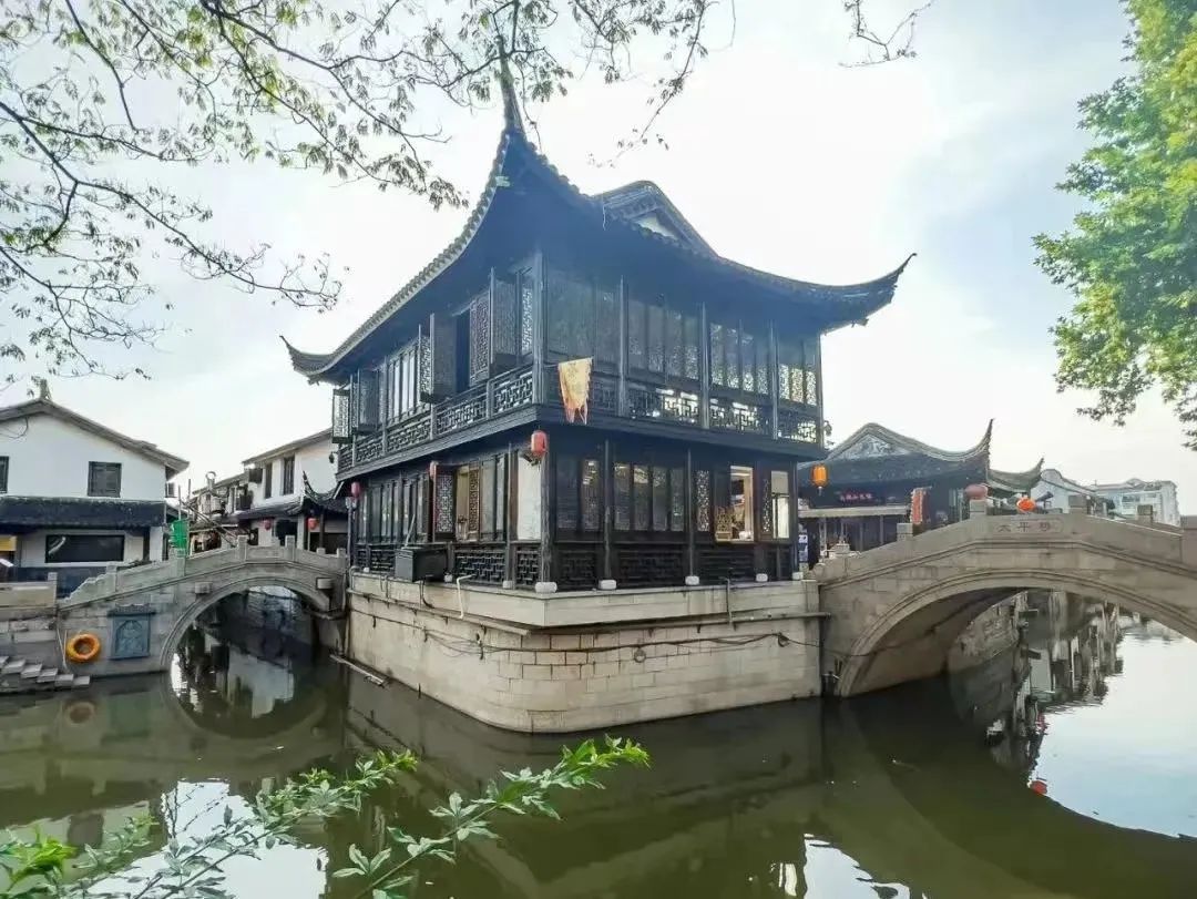 上海青溪古镇和朱家角古镇,冬日的古镇随拍上海市朱家角古镇