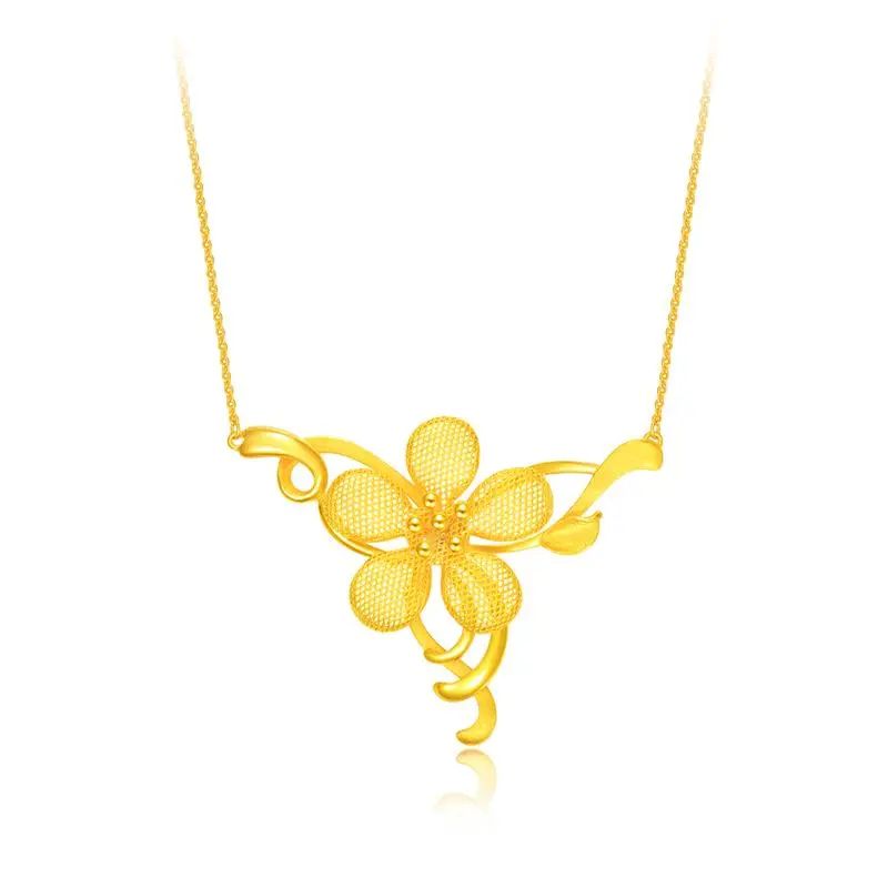 周大福项链新款2023婚嫁系列,周大福黄金首饰婚嫁系列