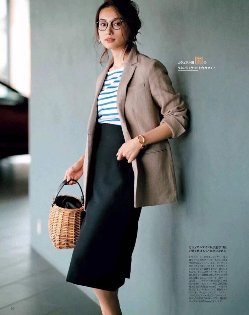 经典条纹衫的三种搭配,条纹衫怎么穿好看