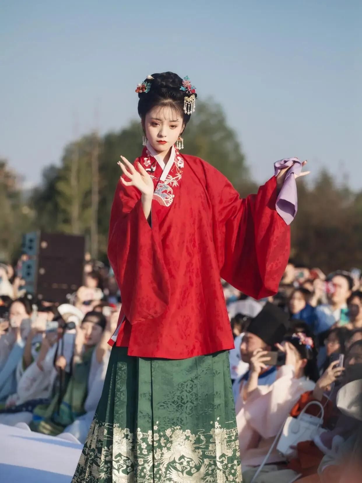 惊艳古装造型美女,古装剧中惊艳的汉服