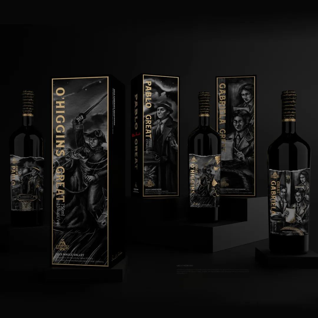 葡萄酒创意包装,红葡萄酒包装设计