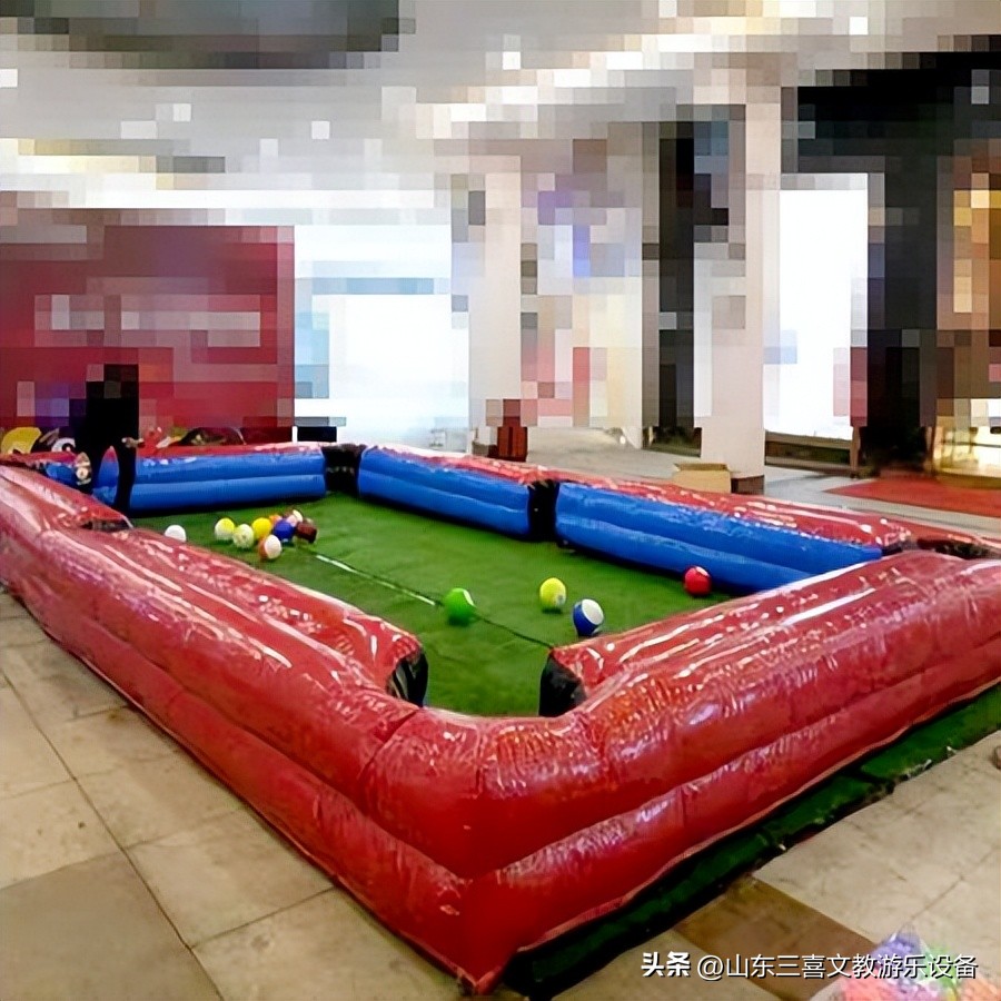 室内足球娱乐设备,台球式足球游乐设备