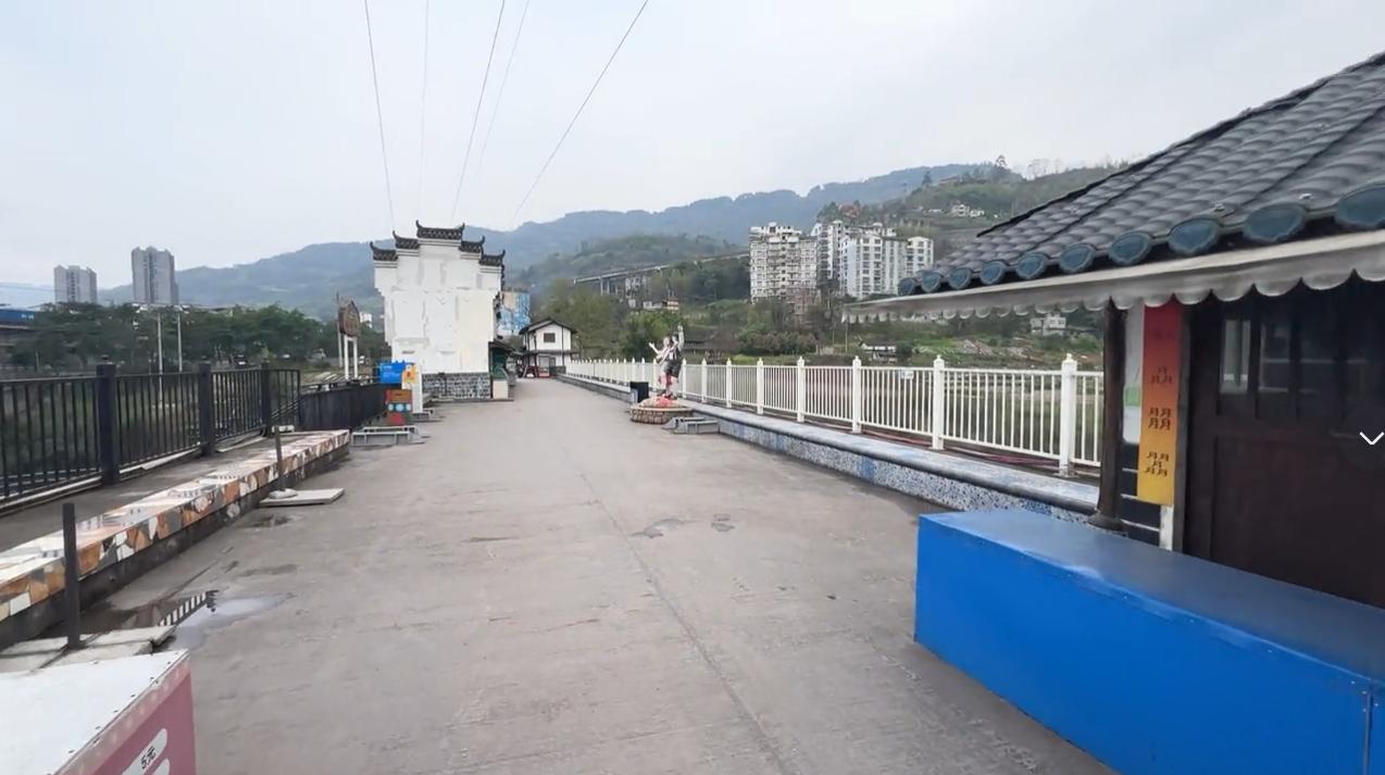 涪陵大桥古镇,涪陵一座桥上的小镇