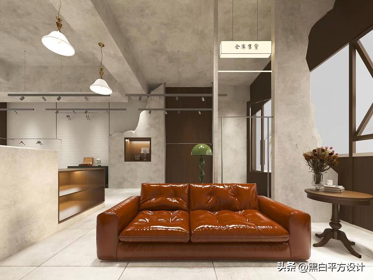 极简风女装店设计图,奶油风女装店设计