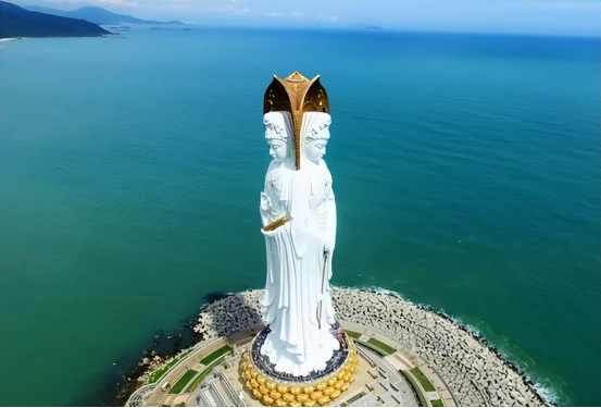 海南最大的观音像在哪里,南海观音像耗资8亿高达108米