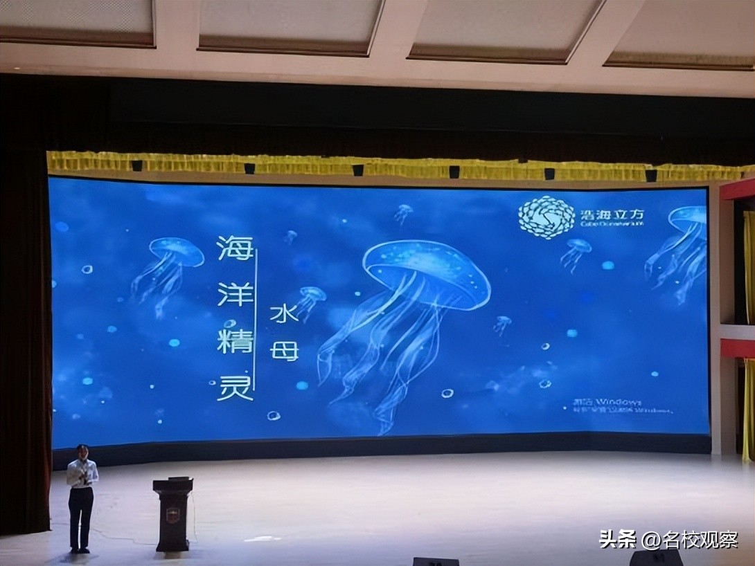 蔚蓝做苍穹，鱼儿变繁星！新川学子，走进浩海立方，探秘无限海洋